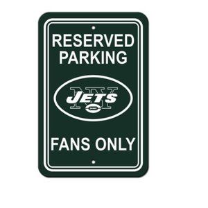 Plastic Parking Sign - Reserved Parking - New York Jets NWT